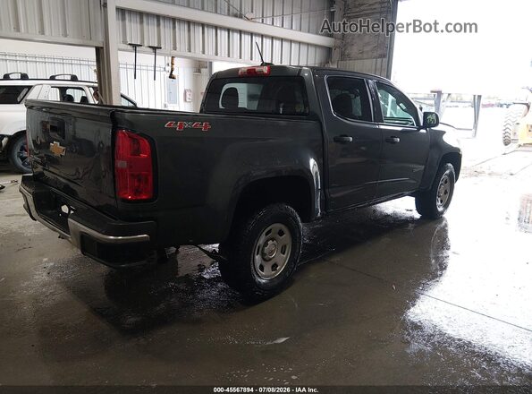 1GCGTBE39G1315744 2016 CHEVROLET COLORADO Серый Задняя правая четверть