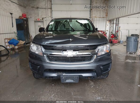 1GCGTBE39G1315744 2016 CHEVROLET COLORADO Серый Вид задней части салона