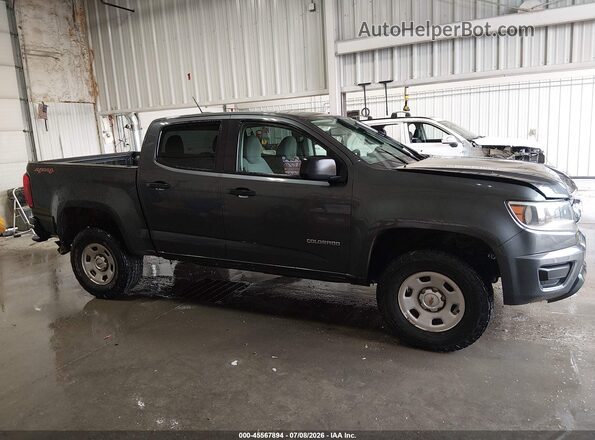 1GCGTBE39G1315744 2016 CHEVROLET COLORADO Серый Панорамный вид салона 360°