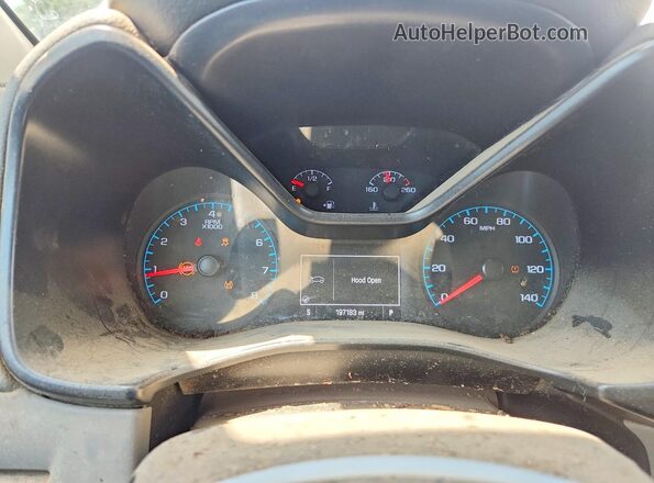 1GCGTBE3XG1215362 2016 CHEVROLET COLORADO White Instrument cluster view