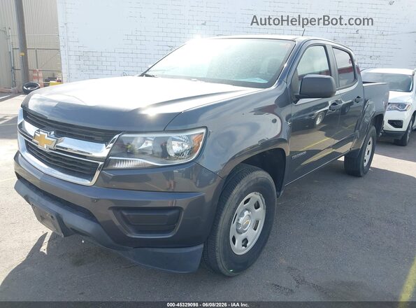 1GCGTBE3XG1239791 2016 CHEVROLET COLORADO Gray წინა მარცხენა ხედი სამი მეოთხედიდან
