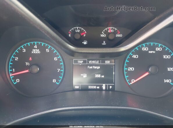 1GCGTBE3XG1239791 2016 CHEVROLET COLORADO Gray უკანა სავარძლების ხედი