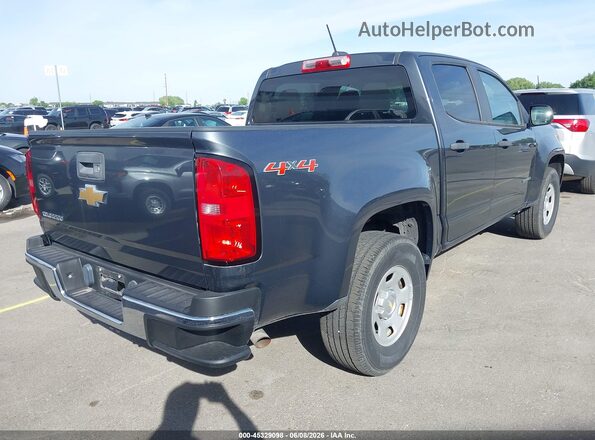 1GCGTBE3XG1239791 2016 CHEVROLET COLORADO Gray უკანა მარჯვენა