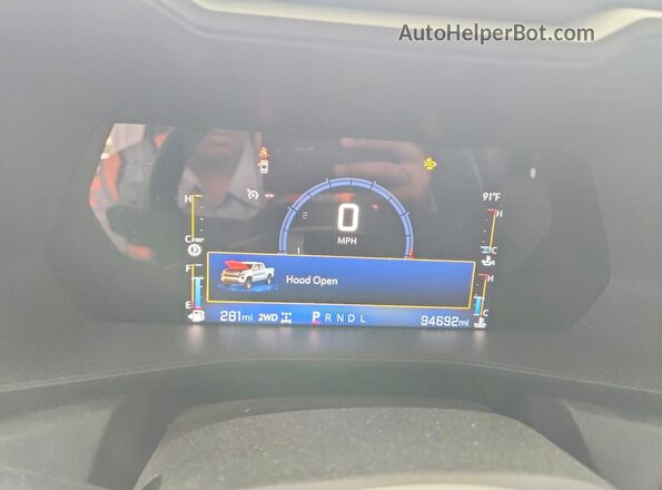 1GCGTBEC6P1188581 2023 CHEVROLET COLORADO White Instrument cluster view