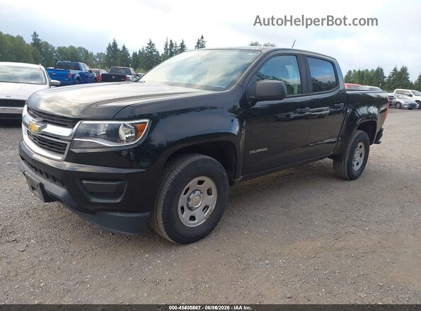 1GCGTBEN0H1250303 2017 CHEVROLET COLORADO Black Առջևի ձախ երեք քառորդ տեսարան