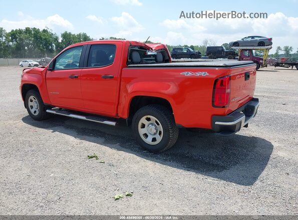 1GCGTBEN0M1230238 2021 CHEVROLET COLORADO Orange უკანა მარცხენა