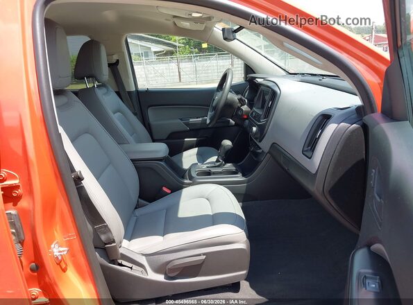 1GCGTBEN0M1230238 2021 CHEVROLET COLORADO Orange წინა სალონის ხედი