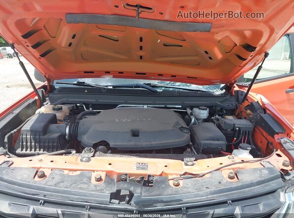 1GCGTBEN0M1230238 2021 CHEVROLET COLORADO Orange უკანა ხედი