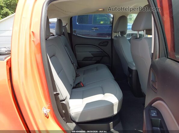 1GCGTBEN0M1230238 2021 CHEVROLET COLORADO Orange VIN კოდის სტიკერის ხედი