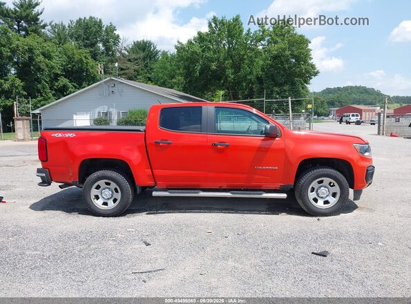 1GCGTBEN0M1230238 2021 CHEVROLET COLORADO Orange სალონის 360-გრადუსიანი ხედი