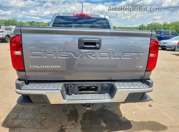 1GCGTBEN0M1261179 2021 CHEVROLET COLORADO Gray Հետևի տեսք