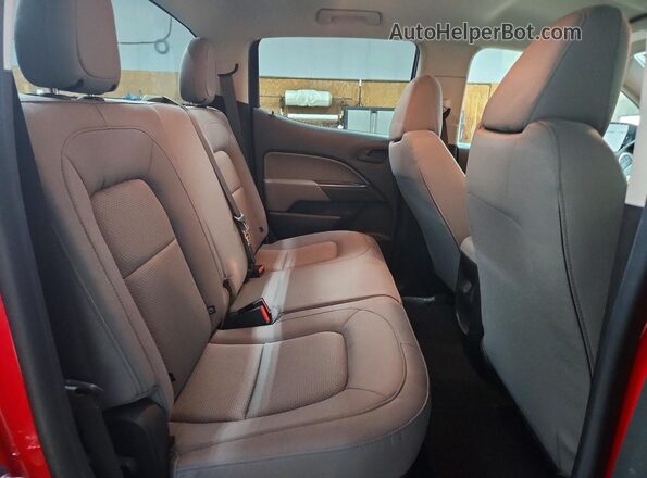 1GCGTBEN1K1339191 2019 CHEVROLET COLORADO Burgundy Widok tylnych siedzeń