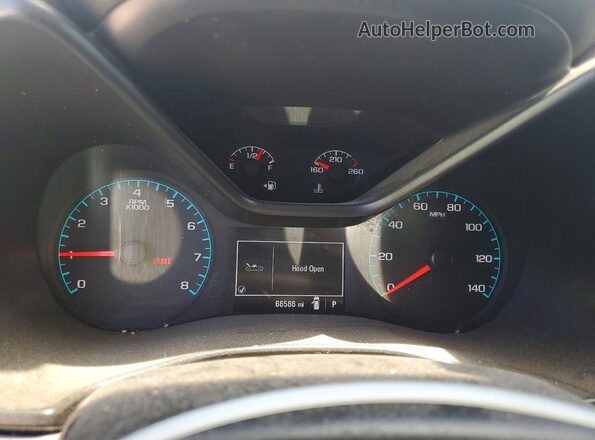 1GCGTBEN1L1190864 2020 CHEVROLET COLORADO White ხელსაწყოთა პანელის ხედი