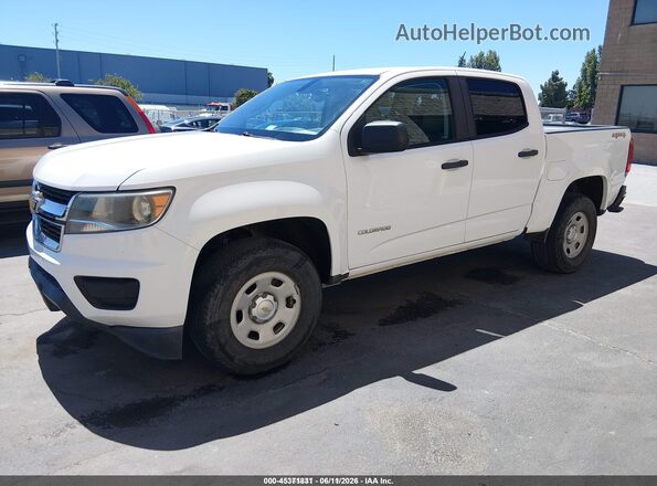 1GCGTBEN2H1142765 2017 CHEVROLET COLORADO Белый Передняя левая четверть