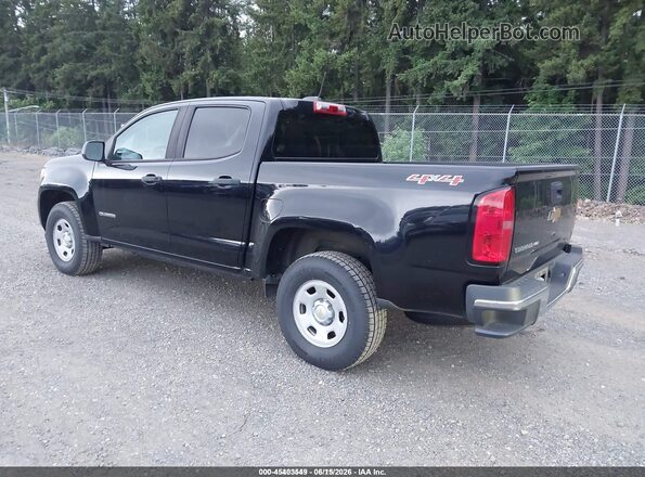 1GCGTBEN2H1250965 2017 CHEVROLET COLORADO Black Trasero izquierdo