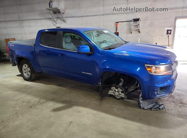 1GCGTBEN3K1305365 2019 CHEVROLET COLORADO Blue წინა მარჯვენა