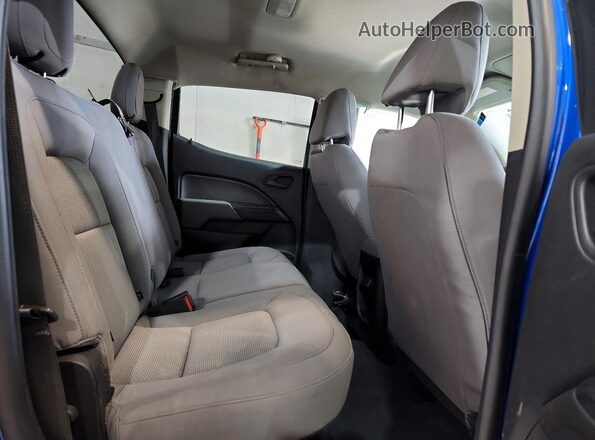 1GCGTBEN3K1305365 2019 CHEVROLET COLORADO Blue უკანა სავარძლების ხედი