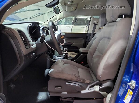 1GCGTBEN3K1305365 2019 CHEVROLET COLORADO Blue წინა სალონის ხედი