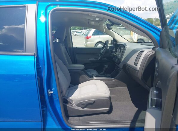 1GCGTBEN3M1281040 2021 CHEVROLET COLORADO Blue Vista interior delantera
