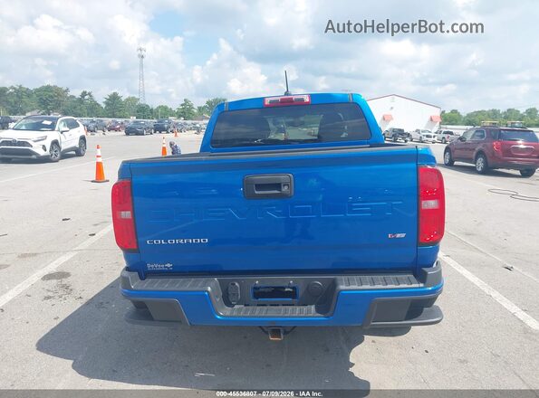 1GCGTBEN3M1281040 2021 CHEVROLET COLORADO Blue 