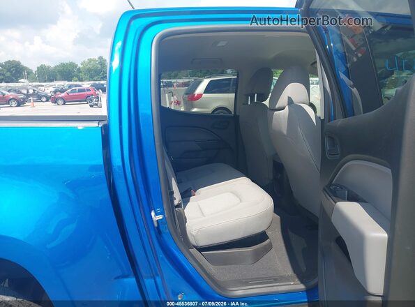 1GCGTBEN3M1281040 2021 CHEVROLET COLORADO Blue Vista de la etiqueta del VIN