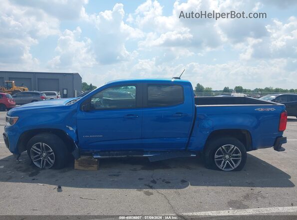 1GCGTBEN3M1281040 2021 CHEVROLET COLORADO Blue Vista interior de 360 grados