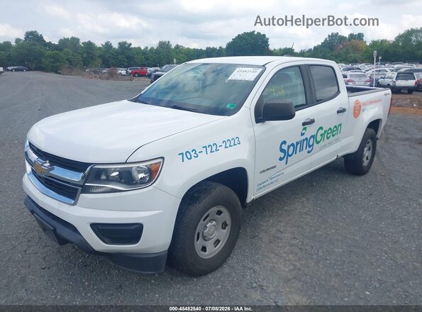 1GCGTBEN4H1315556 2017 CHEVROLET COLORADO Белый Передняя левая четверть
