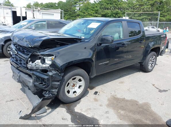 1GCGTBEN5M1250212 2021 CHEVROLET COLORADO Black Vista tres cuartos delantera izquierda