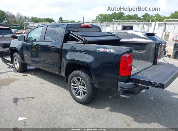 1GCGTBEN5M1250212 2021 CHEVROLET COLORADO Black Trasero izquierdo