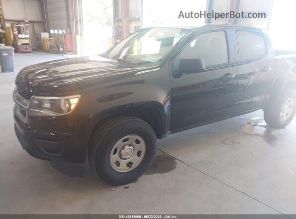 1GCGTBEN6K1112028 2019 CHEVROLET COLORADO Black Առջևի ձախ երեք քառորդ տեսարան