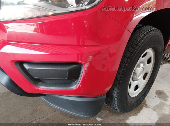 1GCGTBEN7H1252601 2017 CHEVROLET COLORADO Red Front view