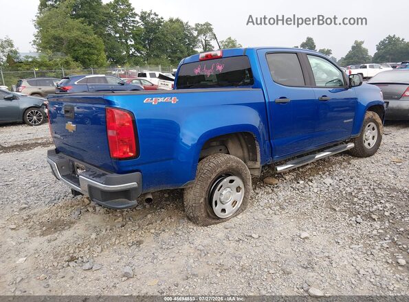 1GCGTBEN7K1156376 2019 CHEVROLET COLORADO Синий Задняя правая четверть