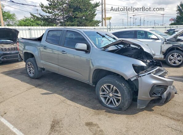 1GCGTBEN7M1260143 2021 CHEVROLET COLORADO Gray Front right
