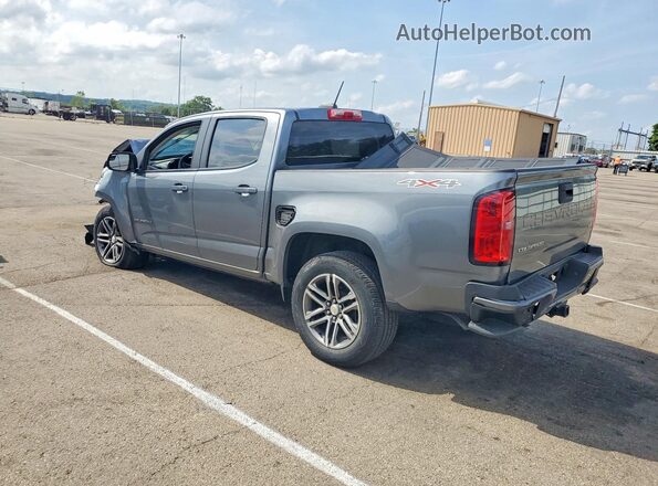 1GCGTBEN7M1260143 2021 CHEVROLET COLORADO Gray Rear left