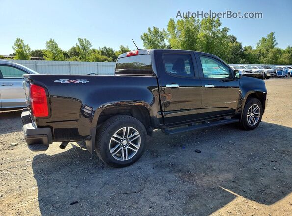 1GCGTBEN8M1127956 2021 CHEVROLET COLORADO Black Tył prawy