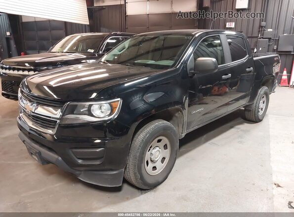 1GCGTBEN9J1136063 2018 CHEVROLET COLORADO Черный Передняя левая четверть
