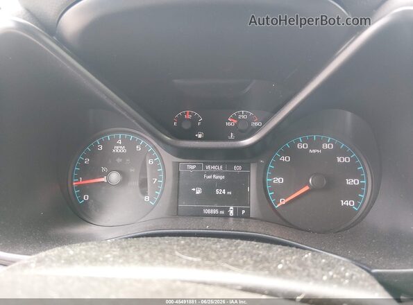 1GCGTBEN9J1247518 2018 CHEVROLET COLORADO White Widok tylnych siedzeń