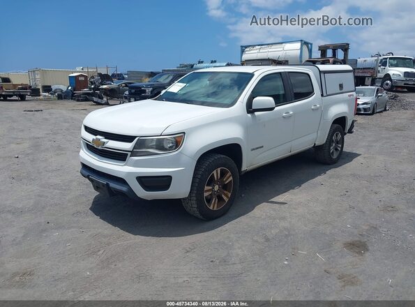 1GCGTBENXJ1161277 2018 CHEVROLET COLORADO Белый Вид щитка приборов
