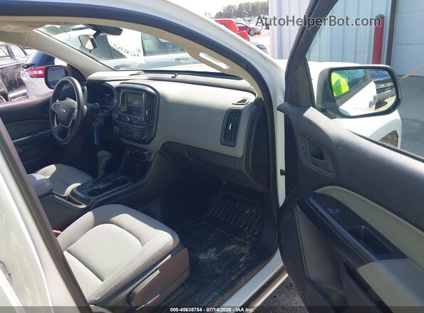 1GCGTBENXJ1260455 2018 CHEVROLET COLORADO Белый Вид салона спереди