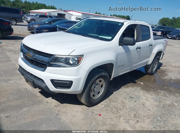 1GCGTBENXJ1260455 2018 CHEVROLET COLORADO Белый Передняя левая четверть