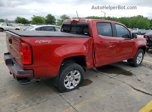 1GCGTCE30G1106351 2016 CHEVROLET COLORADO Красный Задняя правая четверть