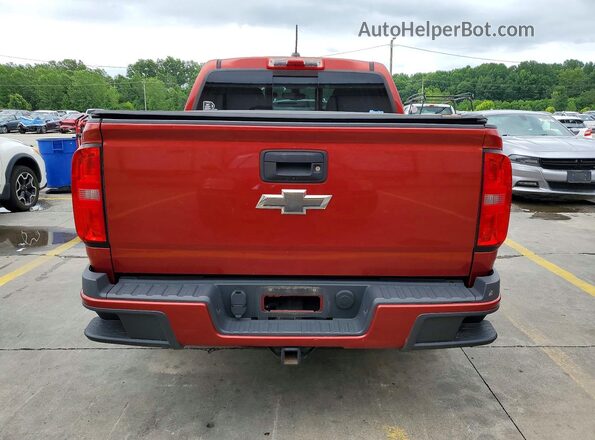 1GCGTCE30G1106351 2016 CHEVROLET COLORADO Красный Вид сзади