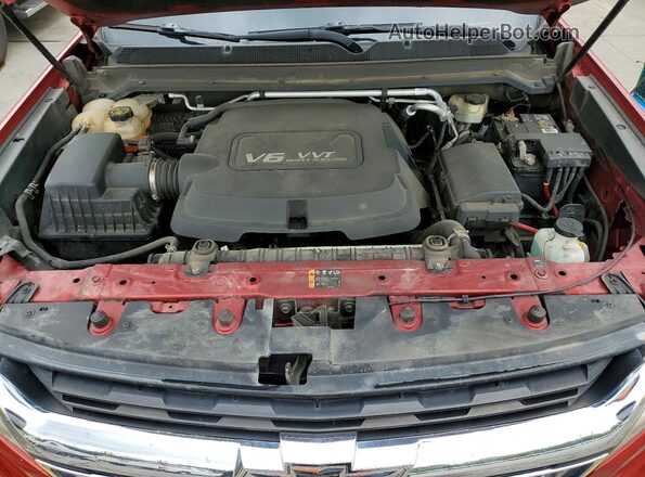 1GCGTCE30G1106351 2016 CHEVROLET COLORADO Красный Вид задней части салона