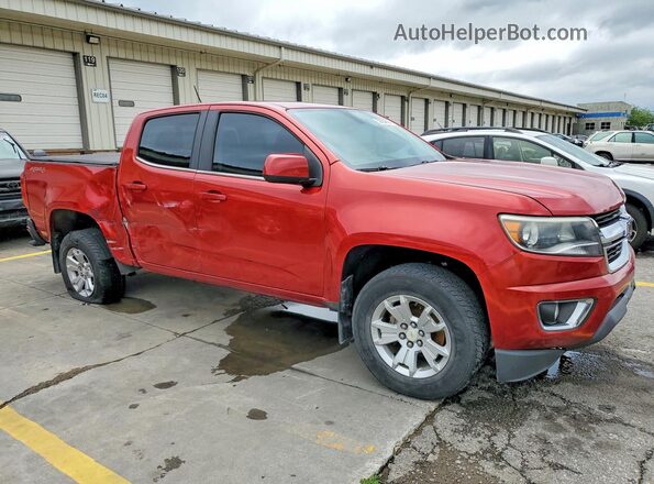 1GCGTCE30G1106351 2016 CHEVROLET COLORADO Красный Передняя правая четверть