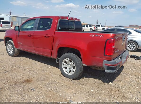 1GCGTCE31G1145384 2016 CHEVROLET COLORADO Red Հետևի ձախ