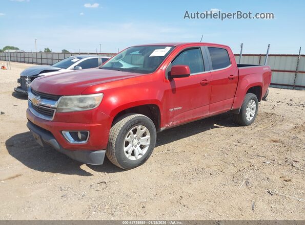 1GCGTCE31G1145384 2016 CHEVROLET COLORADO Red Առջևի ձախ երեք քառորդ տեսարան