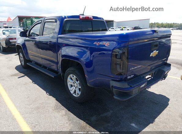 1GCGTCE31G1342328 2016 CHEVROLET COLORADO Blue Rear left