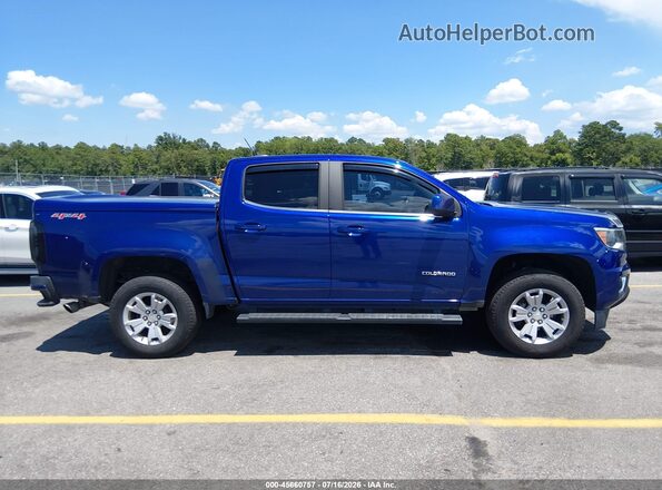 1GCGTCE31G1342328 2016 CHEVROLET COLORADO Blue Rear interior view