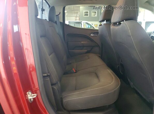 1GCGTCE35G1178226 2016 CHEVROLET COLORADO Red Rear seats view