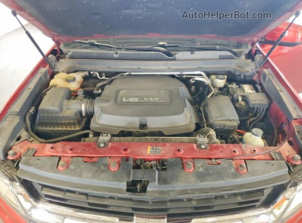 1GCGTCE35G1178226 2016 CHEVROLET COLORADO Red Rear interior view
